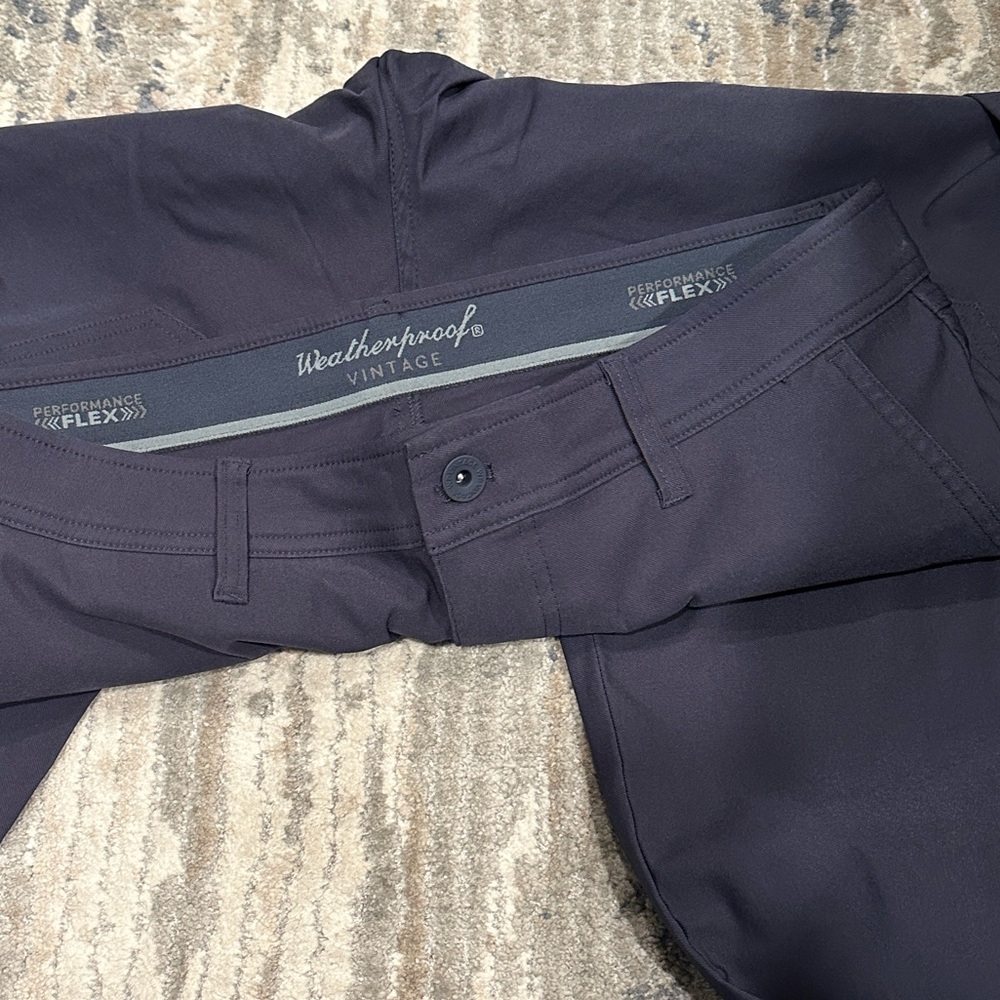 Weatherproof Vintage Men's Navy Casual Dress Pants
